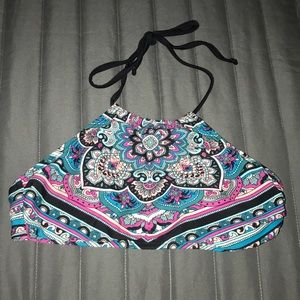 Halter swim top